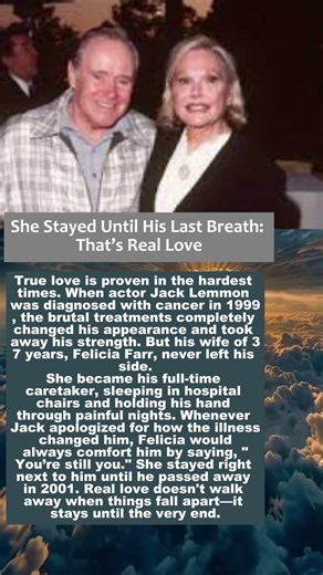 The Beautiful Love Story of Jack Lemmon and Felicia Farr