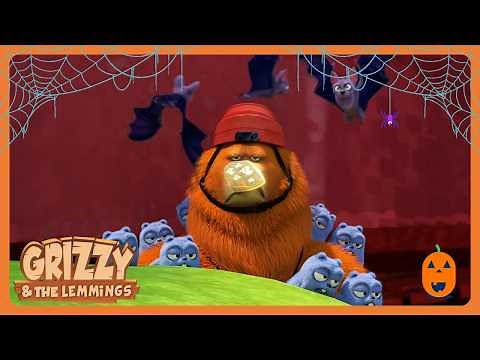 The Ten Plagues of Grizzy - 🎃 Halloween Compilation 🎃 - Grizzy and The Lemmings