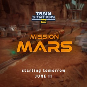 🧠 Curious minds, get ready to expand your horizons! Can you transform a barren land into a thriving habitat? 🏞️ The Mars Mission event starts tomorrow. Share your excitement by leaving a 👨‍🚀 in the comments below. | TrainStation