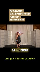 This poi tutorial explores some tips for helping solidify the 4 petal antispin turnaround including:0:00 Demo0:33 1: drill one poi at a time, one position at a time first 0:44 2: practice the swivel turns before the turnaround 1:14 3: paddle step as you move poi over top & across bottom 1:54 4: swivel drill to solidify underhand to overhand right turn 2:11 5: swivel drill to solidify overhand to underhand right turn 2:23 6: do 1 turn; reset in 4 petal before next turn until you can repeat turns2