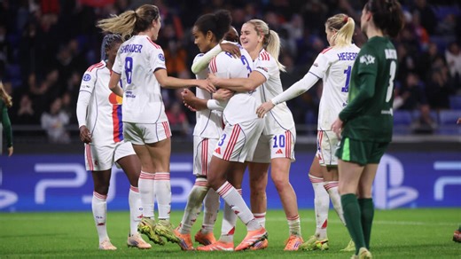 Ligue des champions féminine : l'OL Lyonnes remporte le choc face à Wolfsburg