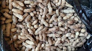 bunch of peanuts in a plastic bag