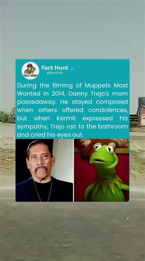 During the filming of Muppets most wanted in 2014 #viral