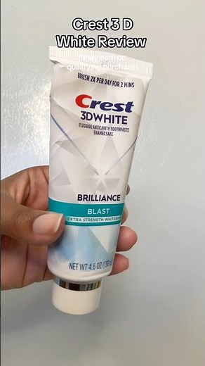 Crest 3d White Toothpaste Review #whiteteeth #teethwhitening