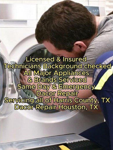 Dacor Repair Houston, TX 281-915-3457
