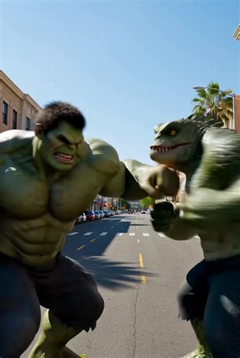 ‏Hull vs killer Croc #hulk #killercroc