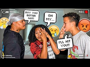 Little Brother PRETENDS TO SLAP SISTER In Front Of Older Brother!