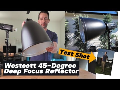 Westcott 45° Deep Focus Reflector Review & Real Outdoor Test (Portrait in the Sun)
