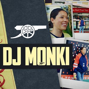 𝐁𝐞𝐡𝐢𝐧𝐝 𝐭𝐡𝐞 𝐂𝐚𝐧𝐧𝐨𝐧 👊 💬 "I remember the first time coming up the stairs, it opening up and you seeing the pitch. That's such a magical moment." 💛 Monki - DJ | Arsenal