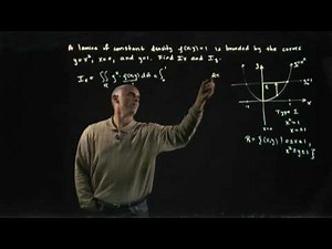 Double Integral - Moments of Inertia Ix and Iy