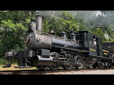 [4K] Torch Lake - 150 Year Old Steam Train