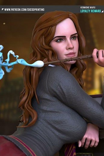 Hermione Granger Adult Version 3D print figure!