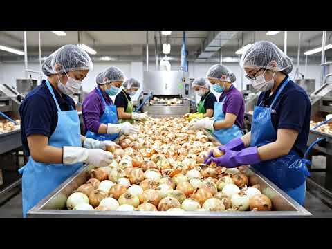 How Millions of Onions Are Turned Into Powder Every Day | Factory Process