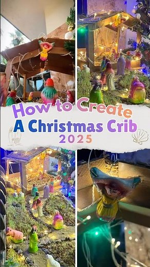 2025 Christmas Crib Tutorial 🌾 | Unique Paddy Field Landscape Nativity | Step-By-Step Guide