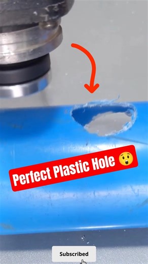 How to Cut a Perfect Hole in Plastic Using CNC Router #shorts #viralvideo #woodworking