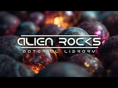 Alien Rocks Materials [PBR Material Library]
