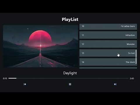 PlayList for python