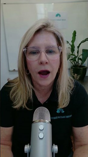 Chair massage offers benefits. This video clip describes how to bring wellness to your employees!