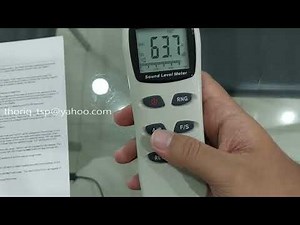 Tutorial Extech 407730 Sound level meter