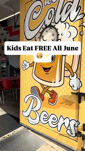 Kids eat free all June at The Burger Joint and Brew