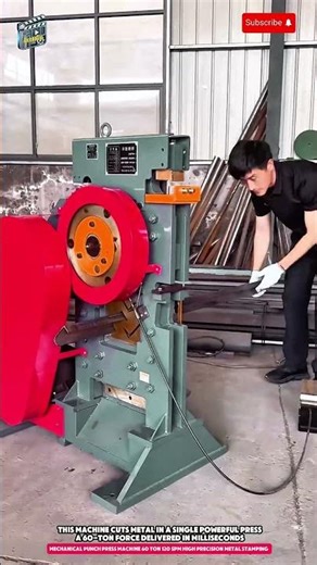Mechanical Punch Press Machine 60 Ton 120 SPM High Precision Metal Stamping for Industrial