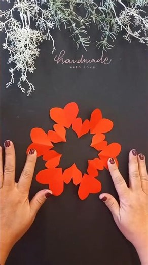 EASY PAPER HEART CRAFTS #papercraft #paperheart