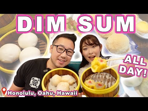ALL DAY DIM SUM in Honolulu! || [Oahu, Hawaii] Siu Mai, Dumplings, & Baos