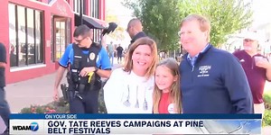 Q & A: Gov. Tate Reeves campaigns at Pine Belt festivals