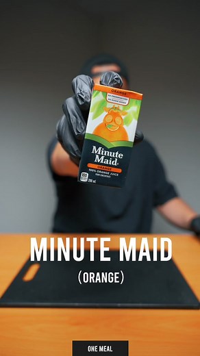 Dehydrated Minute Maid (Orange). #orangejuice #asmr #dehydratedfood