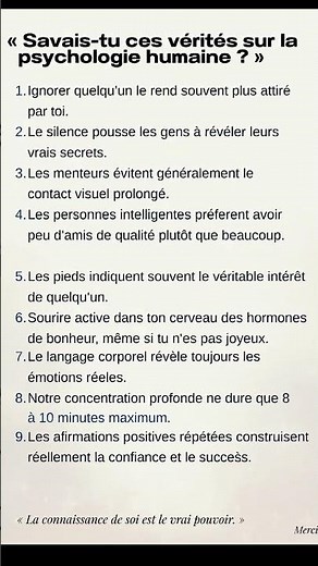 Le langage du corps révèle tout : découvre-le ! #psychologie #bienetre #motivation #psychologie