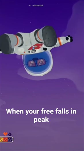 when your friend falls in peak