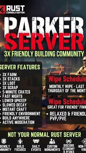 Got my own server on rust console edition #rust