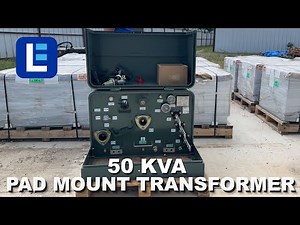 50 KVA Pad Mount Transformer - 12470Y/7200 Grounded Wye Primary, 240/120V Secondary