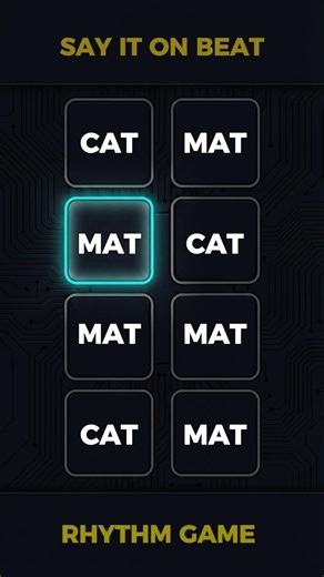 Reaction Test on Beat #rhythmgame #saythewordonbeat #sayitonbeat #beatchallenge