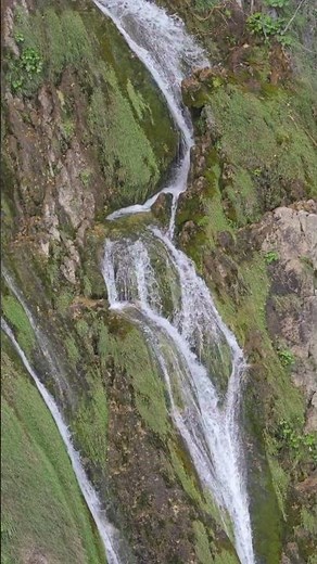 Beauty of Waterfalls in Nature | Crystal Lake Reflections & Relaxing Scenic Video 4K 2025