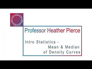 Mean and Median of Density Curves