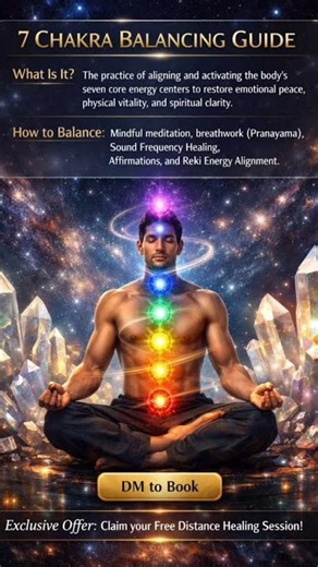7 Chakra Balancing Guide: How to Align Your Full Energy System Instantly! 🧘‍♂️✨