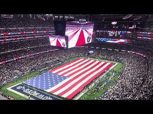 National Anthem AT&T Stadium Arlington Texas Dallas Cowboys vs Minnesota Vikings 12/14/25
