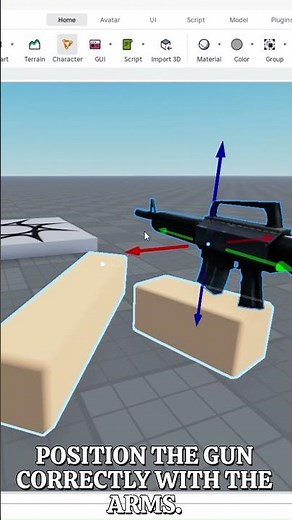 How To Make A ViewModel I ROBLOX STUDIO #roblox #tutorial #robloxshorts #shorts #robloxstudio