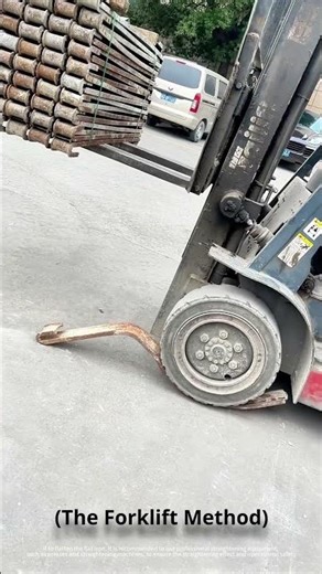 Can a Forklift Straighten This?