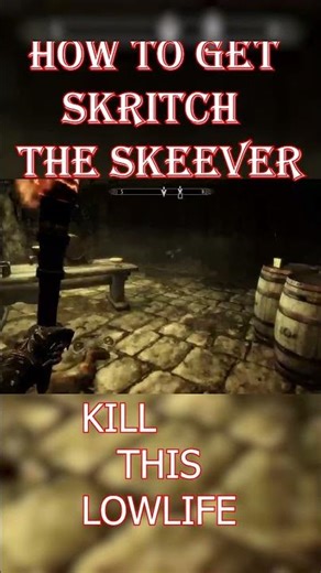 Skyrim: How to get Skritch the Skeever!