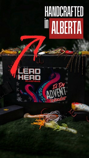 The Lead Head Advent Calendar is back — loaded with exclusive designs, wild colors, and fish-slaying action. | Lead Head Lures