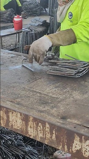 How to Bend Rebar Chairs by Hand | Construction Site Skills