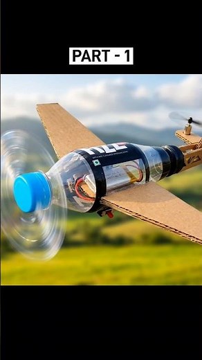 how to make plastic bottle helicopter diy easy #bottle #helicopter