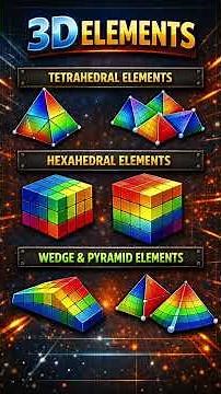 FEA Elements Explained in 2 Mins!