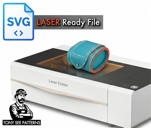 Watch Case SVG, Leather Template, Laser Cut File (SVG, DXF)   Video Tutorial - Etsy Australia