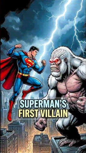 Superman’s FIRST Villain #dailykrypton #superman #dccomics #batman #clarkkent #lexluthor #shorts