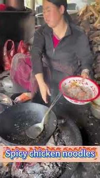 The unique way to cook spicy chicken ramen #food #wefinisheachotherssandwiches #cooking