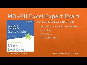 MO-201 Excel Expert Exam Review 2-3 Practice Tasks (1/3)