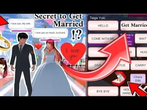 sakura story video is live!How to get married in Sakura School Simulator| Tutorial